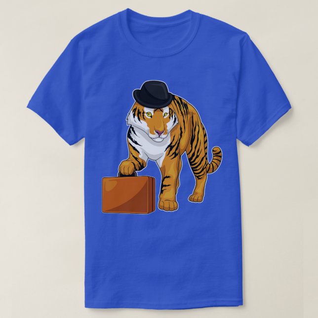 Camiseta Tiger Briefcase (Frente do Design)