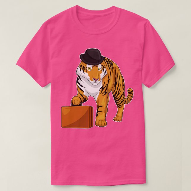 Camiseta Tiger Briefcase (Frente do Design)