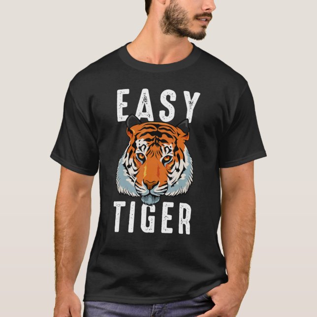 Camiseta Tiger Cat Eye Claw Face Leão África Retrato Safar (Frente)