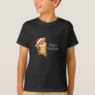 Camiseta Tiger Christmas Snow Winter Animals Tiger