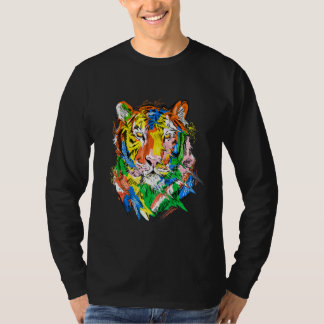 Camiseta Tiger colourful animal art animal lovers tiger