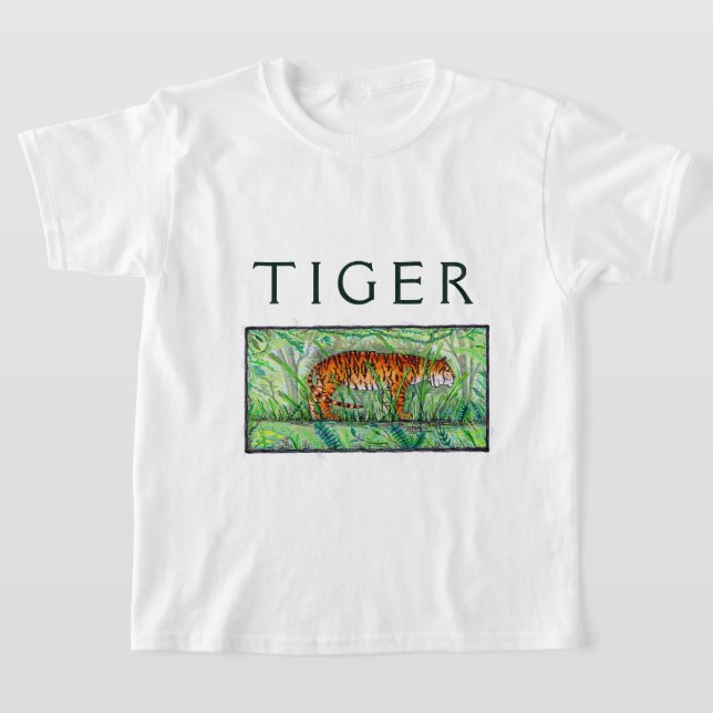 Camiseta Tiger Crouching (Postura )