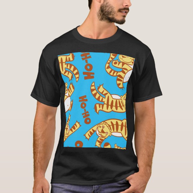 Camiseta Tiger Cubs Cartoon: Engraçado Sem Olho. (Frente)