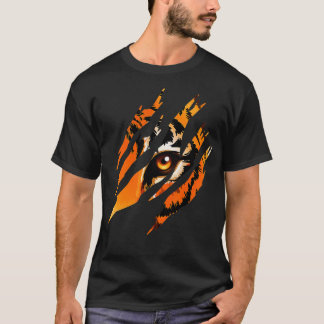 Camiseta Tiger Eye Safari Zoo Wildlife Animal Zookeeper Cos