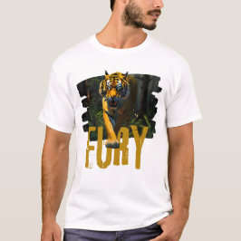 Camiseta Tiger Fury - Wild Jungle Power Graphic