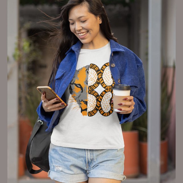 Camiseta Tiger Head Cute Wild Animal Belo (Criador carregado)