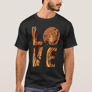Camiseta Tiger Head Sunset Love Bengal Tiger Face Wild Afri
