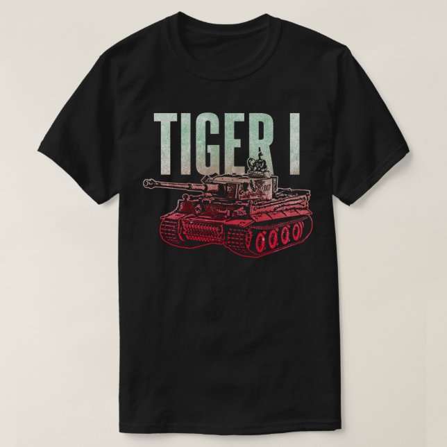 Camiseta Tiger I Tank Germany WorldII 2 (Frente do Design)