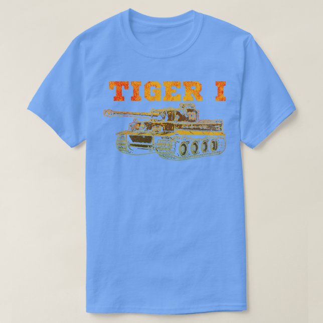 Camiseta Tiger I Tank Germany WorldII 3 (Frente do Design)