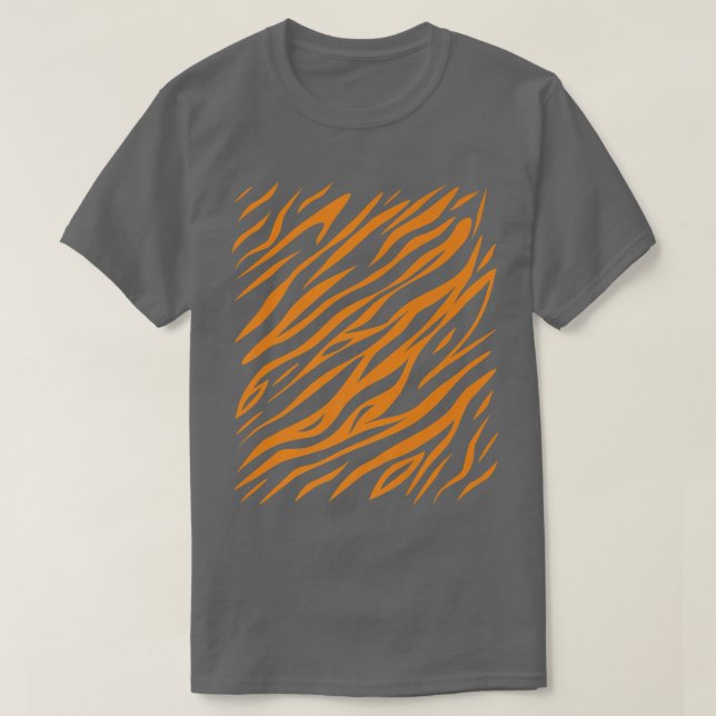 Camiseta Tiger Impressão Patterno Halloween  (Frente do Design)