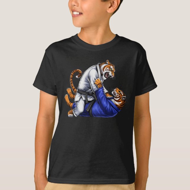 Camiseta Tiger Jiu-Jitsu Wrestlers (Frente)