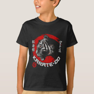Camiseta Tiger Karate - Símbolo Shotokan Dojo Training Kanj