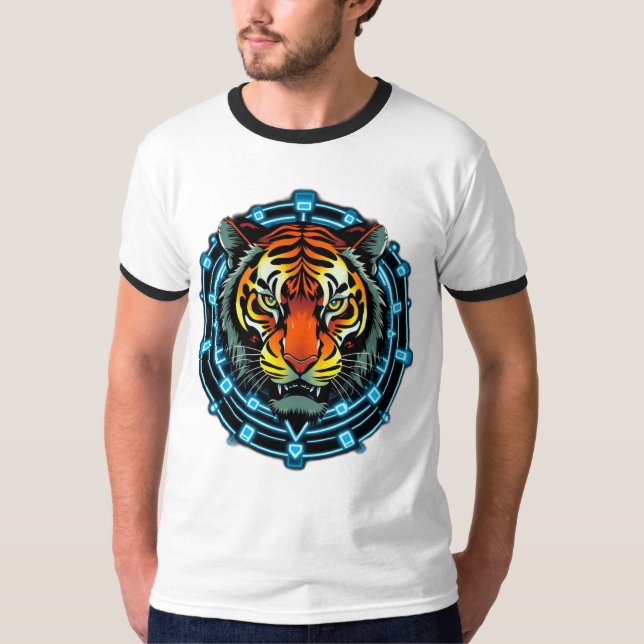 Camiseta „Tiger – König des Dschungels“ (Frente)