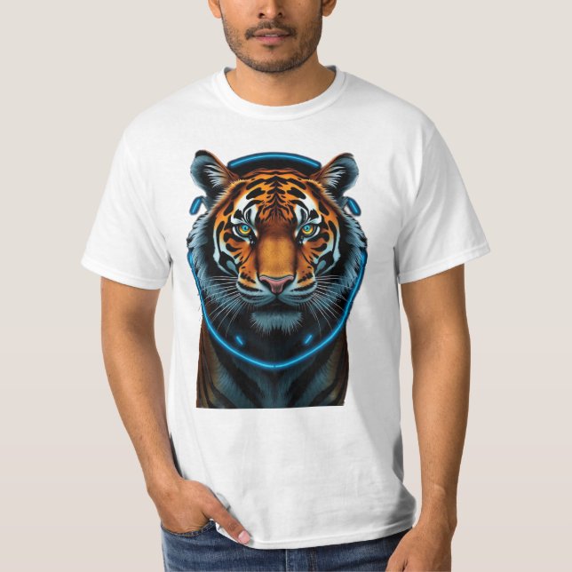 Camiseta „Tiger – König des Dschungels“ (Frente)