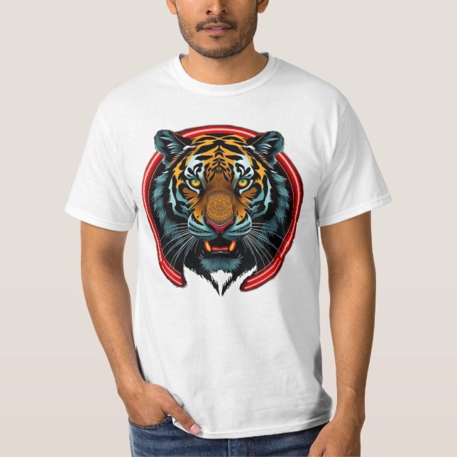 Camiseta „Tiger – König des Dschungels“ (Frente)