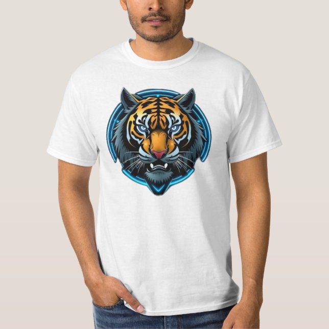 Camiseta „Tiger – König des Dschungels“ (Frente)