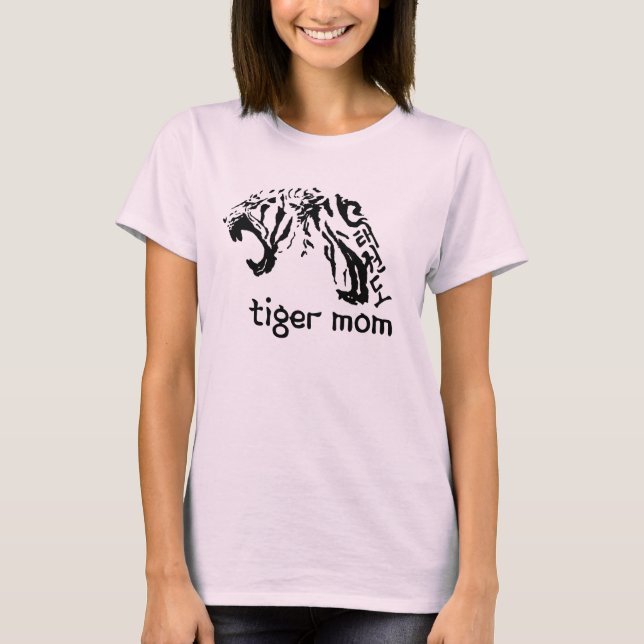 Camiseta Tiger Mãe Tae Kwon Do T-shirt (Frente)