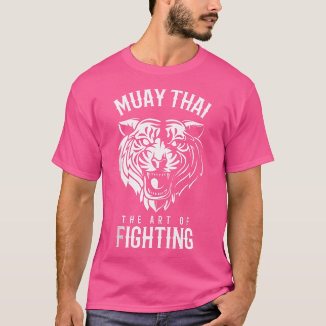 Camiseta Tiger Muay Thai E Kickboxe (Frente)