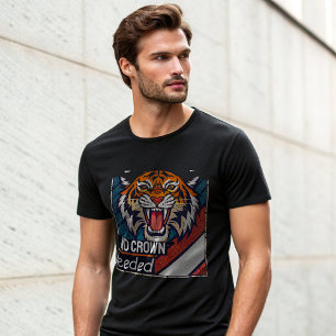 Camiseta Tiger No Crown Needed Alpha Streetwear   
