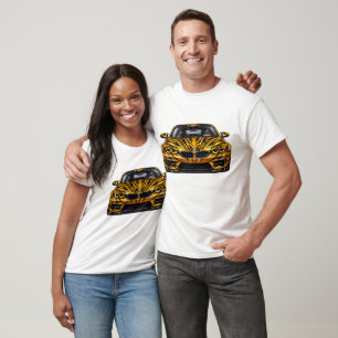 Camiseta Tiger Orange Performance Coupe — BV-BTO Vista Fron