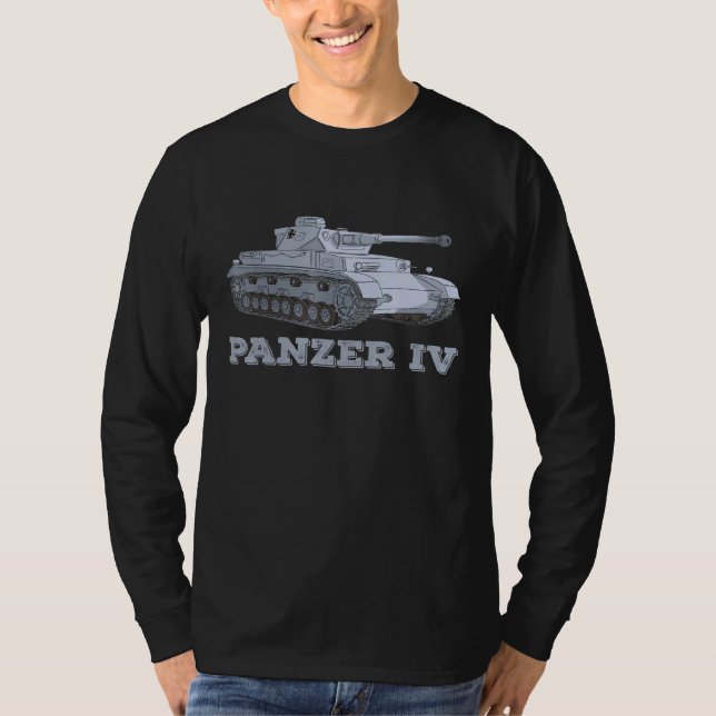 Camiseta Tiger Panzer Iv Tank World War 2 — Tanque Alemão (Frente)