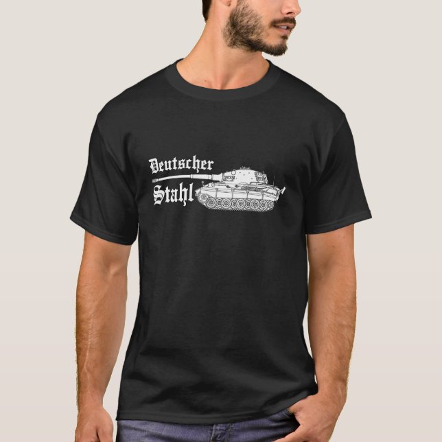 Camiseta Tiger Panzer WII Panzer Ventilador Panzerkampfwage (Frente)
