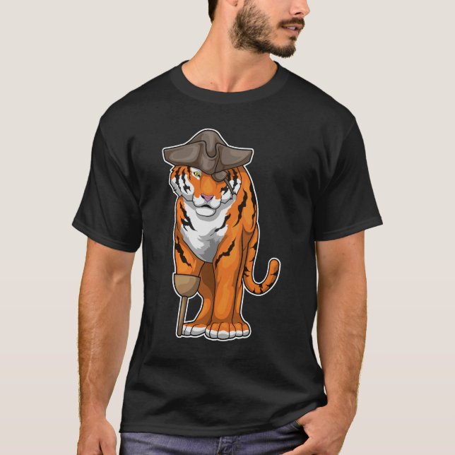 Camiseta Tiger Pirate Woodside Elemento (Frente)