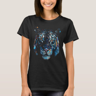 Camiseta Tiger Polygon Trabalho de arte - Tigre de Arte Ani