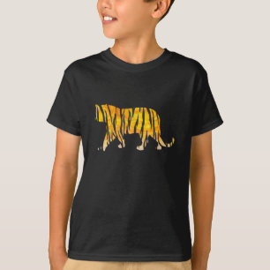 Camiseta Tiger preto e laranja