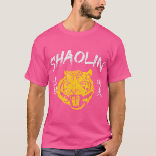 Camiseta Tiger Shaolin Kung Fu Símbolo Chinês Wushu Martial