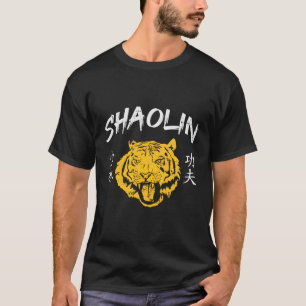 Camiseta Tiger Shaolin Kung Fu Símbolo Chinês Wushu Mial