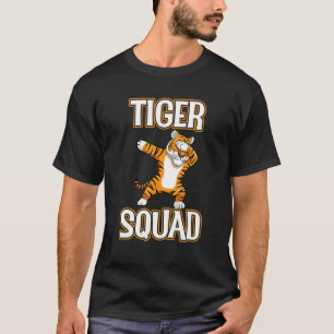 Camiseta Tiger Squad Futebol Mascot Equipe de Esporte Anima