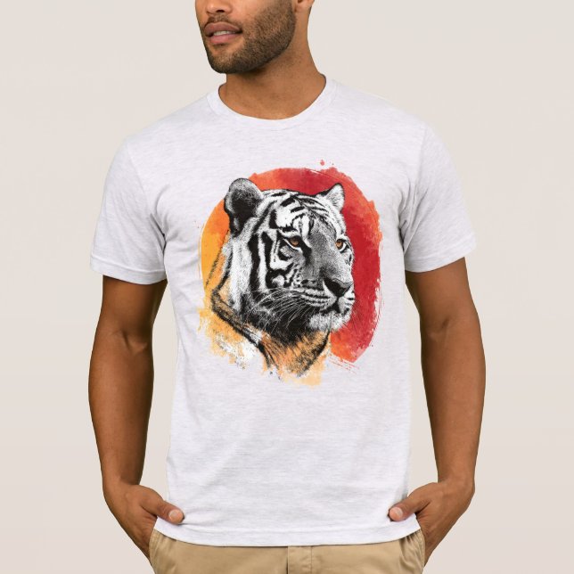 Camiseta Tiger symbol of courage. (Frente)