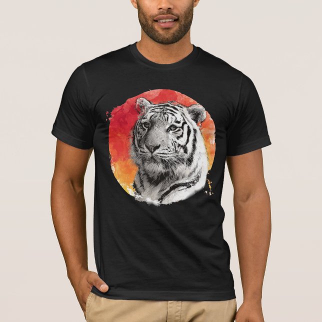 Camiseta Tiger symbol of courage (Frente)
