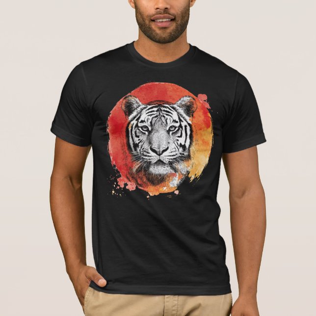 Camiseta Tiger symbol of courage (Frente)