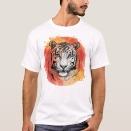 Camiseta Tiger symbol of courage.  T-Shirt