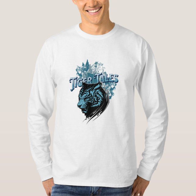 Camiseta Tiger Tales Long Sleeve T Shirt (Frente)