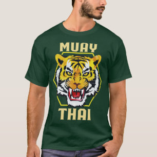 Camiseta Tiger Thai Boxando Artes Marciais Muay Tailandês