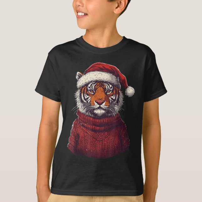 Camiseta Tiger Ugly Sweater Natal (Frente)