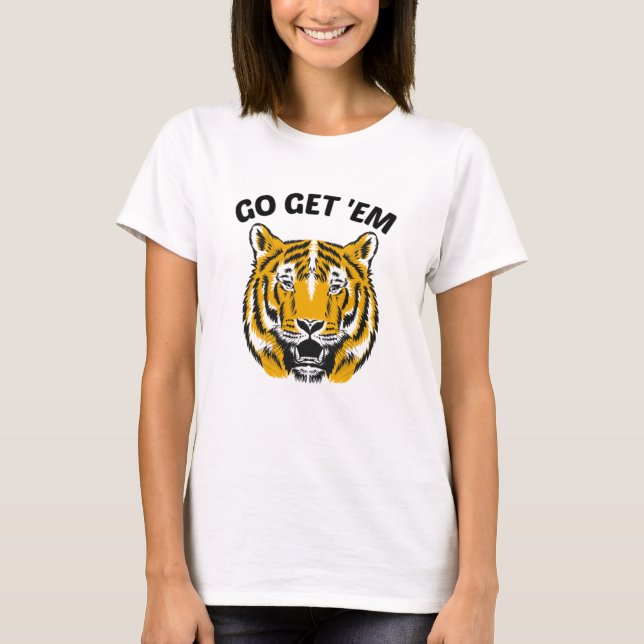 CAMISETA TIGER VAI PEGÁ-LOS (Frente)