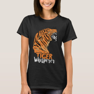 Camiseta Tiger Whisperer Bengal Tiger Face Wild Tiger Eye S
