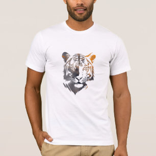 Camiseta Tiger Wildlife Nature Illustration Silhouette Lega