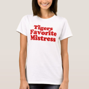Camiseta Tigers Favorecem Senhora Mulheres