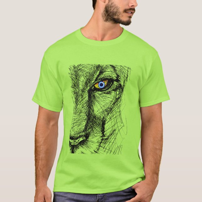 Camiseta Tiger's Gaze (Frente)