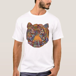 Camiseta Tiger's Head Mens T Shirt