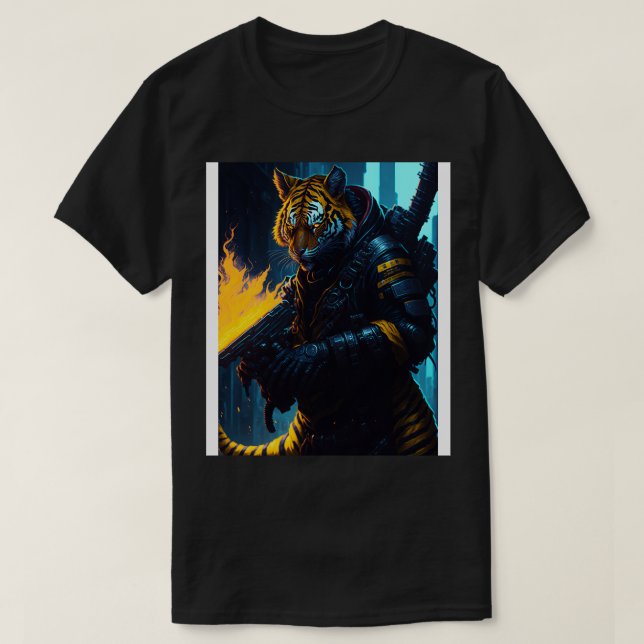 Camiseta Tigers Techno Inferno 3 (Frente do Design)