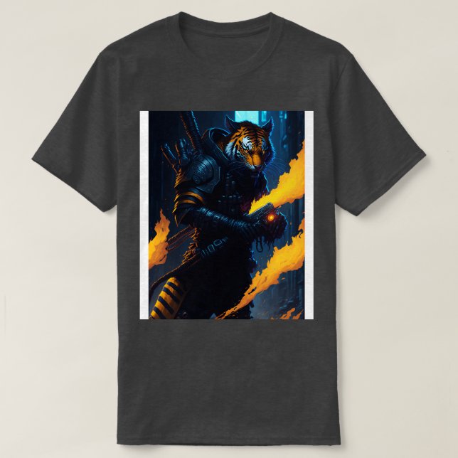 Camiseta Tigers Techno Inferno 4 (Frente do Design)