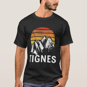 Camiseta Tignes França Alpes franceses Ski Resort Snowboard