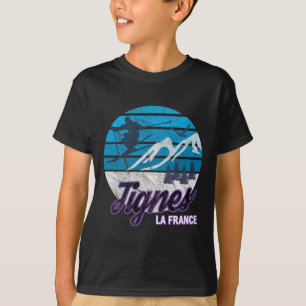 Camiseta Tignes França Alpes franceses Ski Resort Snowboard