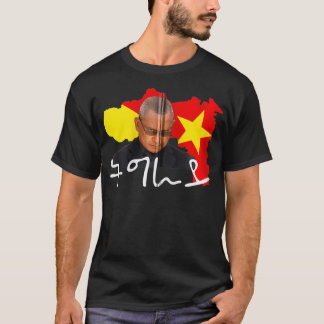 Camiseta Tigray meu presidente Debretsion Eu adoro o presen